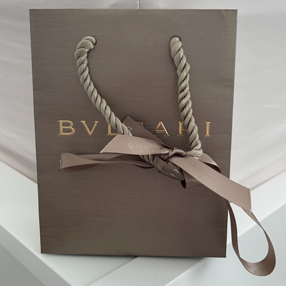 Bvlgari mini shopping bag